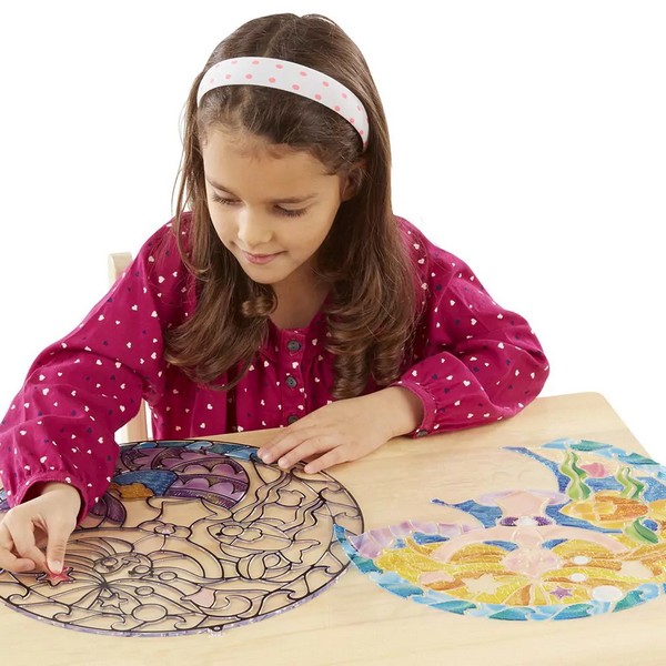 Продукт Melissa&Doug Русалка - Стъклопис  - 0 - BG Hlapeta
